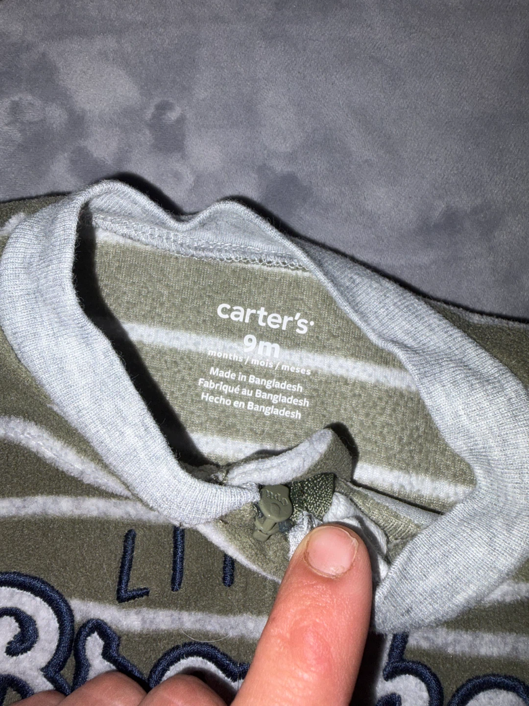 Pyjama  "Little Brother" Carter's 9 mois - photo 2
