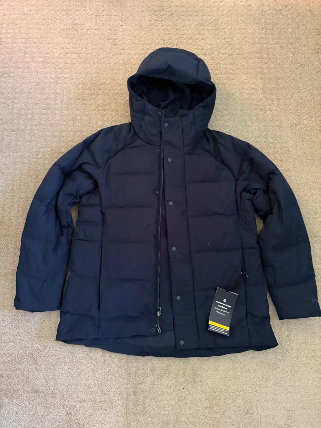 Lululemon Wunder Puff Jacket - Navy Blue - Size M