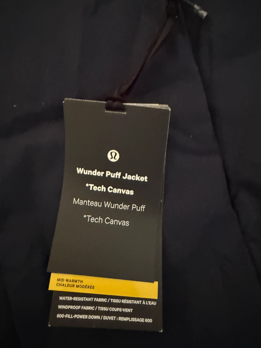 Lululemon Wunder Puff Jacket - Navy Blue - Size M - photo 3