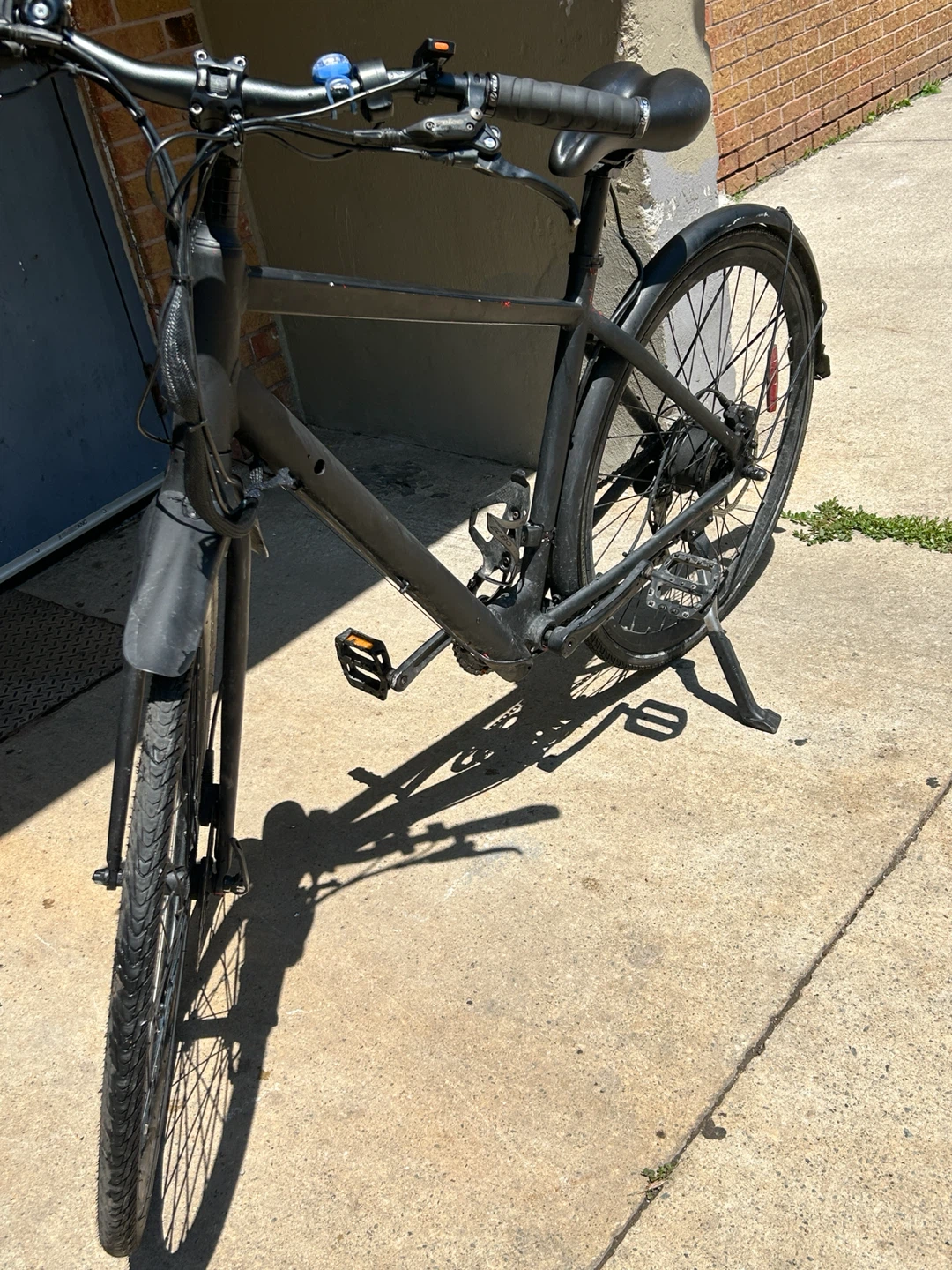 Black Electric Bike