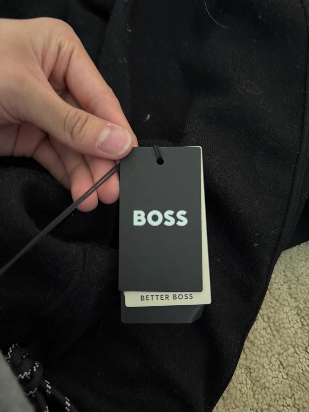 BOSS Black Jogger Pants Size M - photo 3