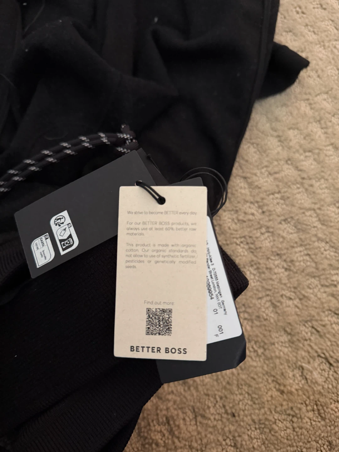 BOSS Black Jogger Pants Size M - photo 5