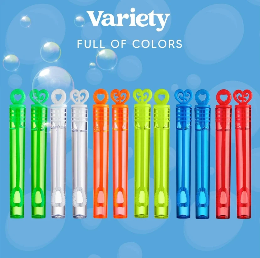 Joyin The Bubble Solution 72 pcs Mini Bubble Wands 4 Inch - photo 2