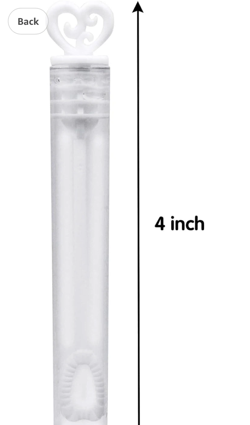 Joyin The Bubble Solution 72 pcs Mini Bubble Wands 4 Inch - photo 5