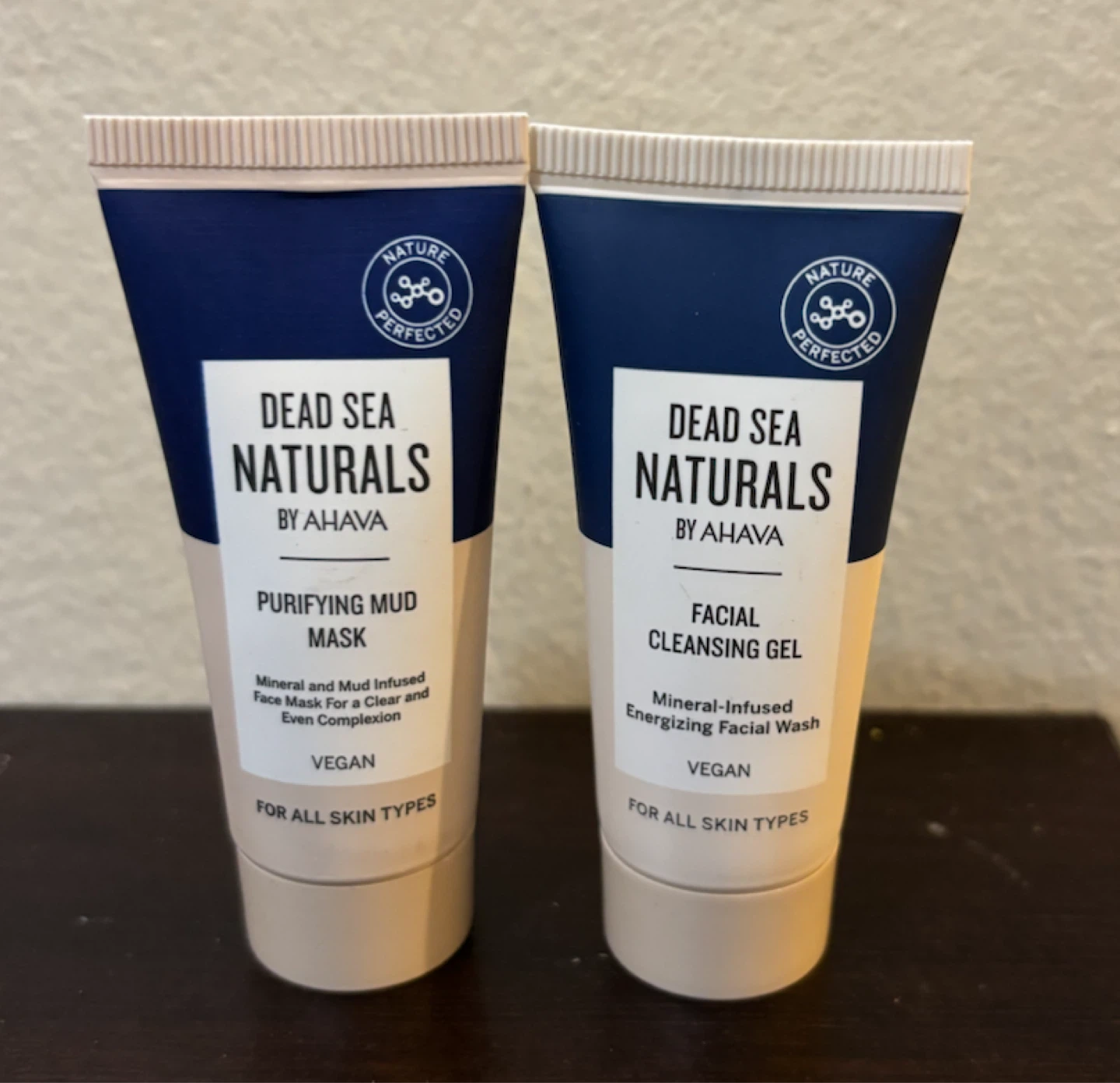 NEW-Lot of 2- Ahava Purifying Mud Mask & Facial Cleansing Gel