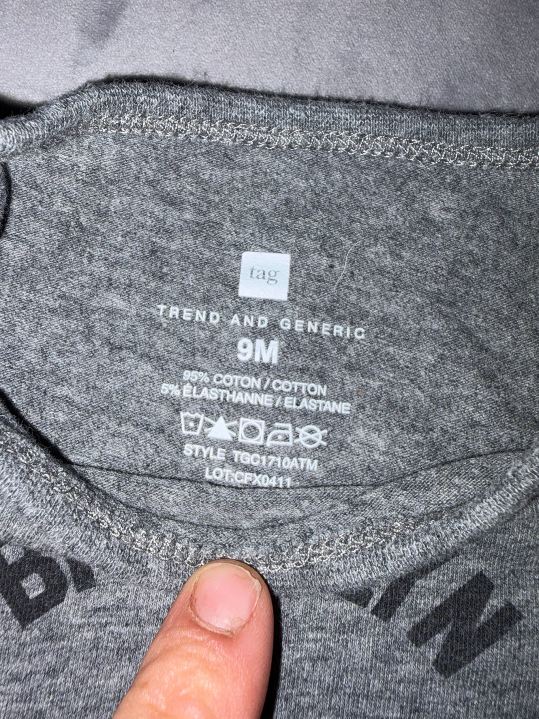 2x Chandail une pièce " GAB 9 mois - photo 4