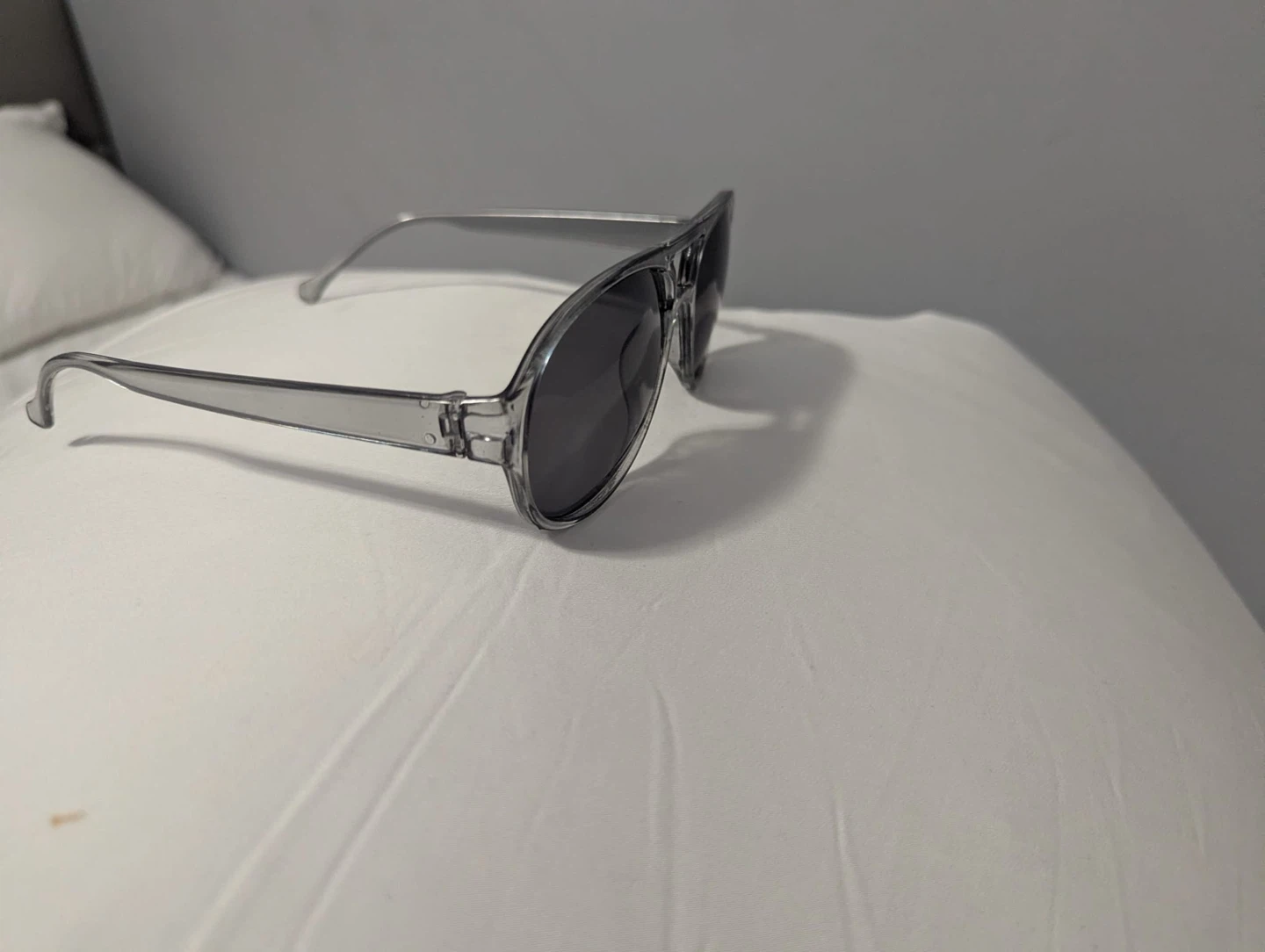 Grey Aviator Sunglasses - photo 2