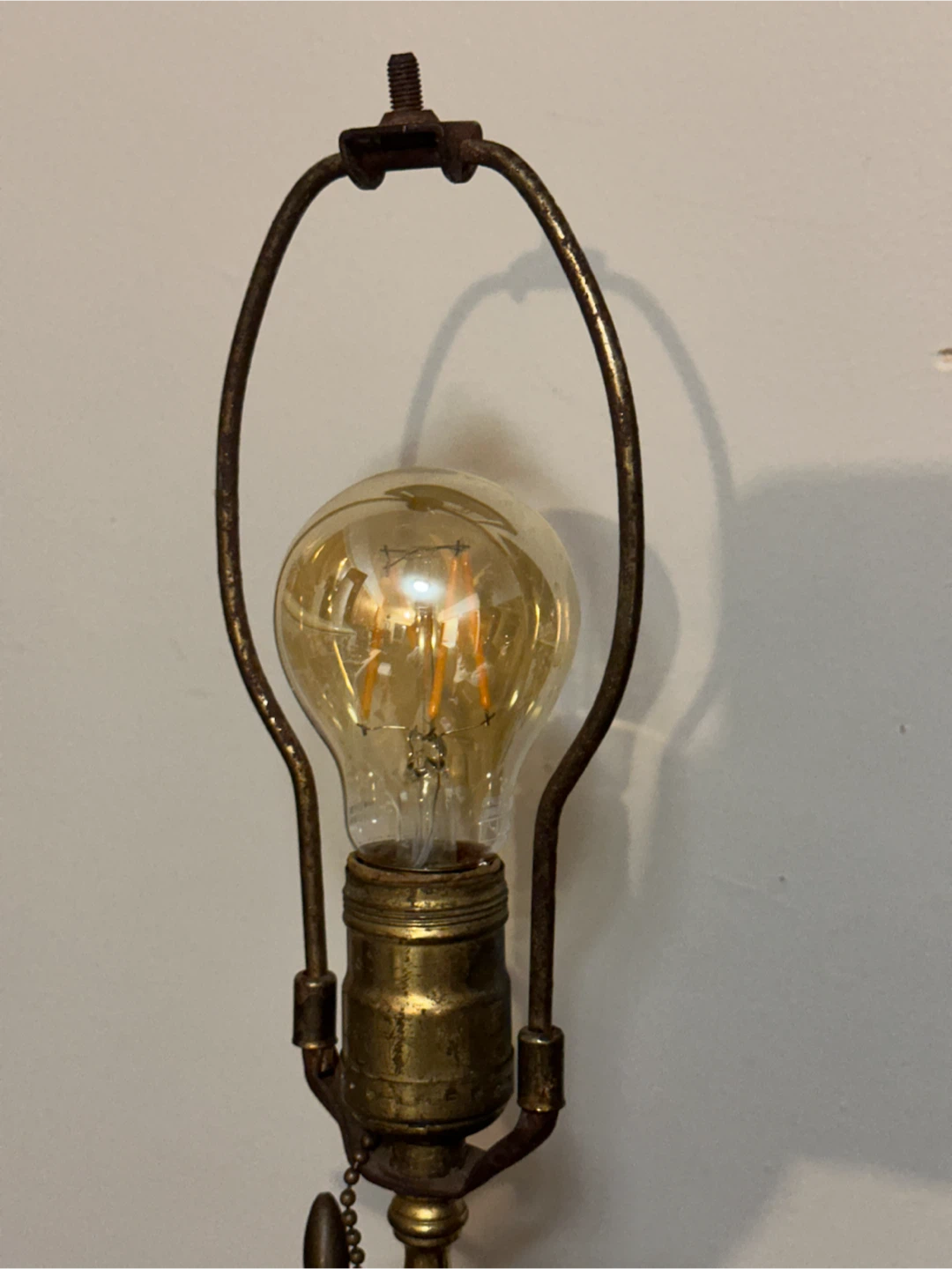 Vintage Brass Ship Wheel Nautical Lamp by Spencer & Sons - photo 4
