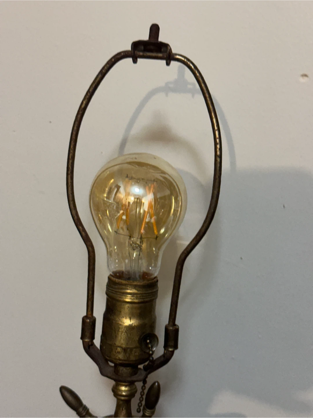 Vintage Brass Ship Wheel Nautical Lamp by Spencer & Sons - photo 5