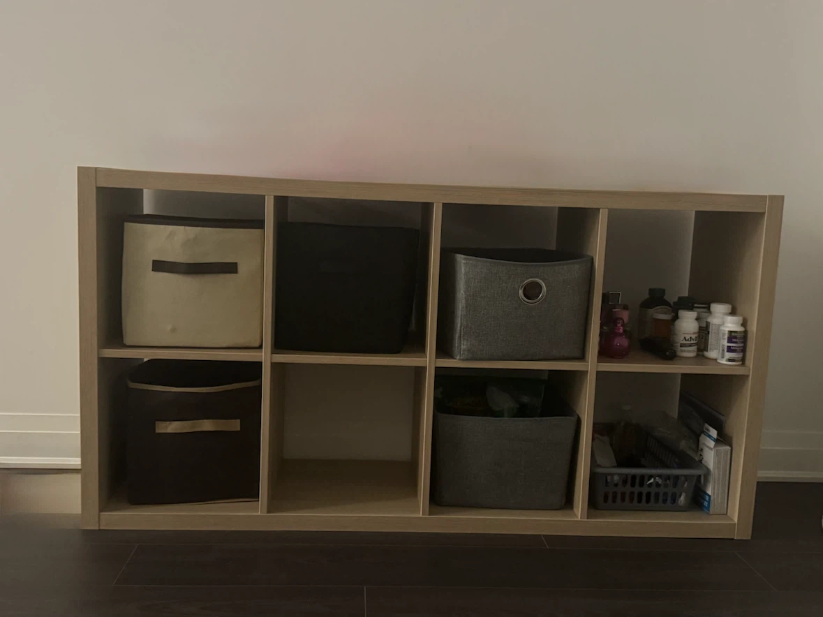 IKEA KALLAX TV Stand with Storage – Excellent Condition - photo 2
