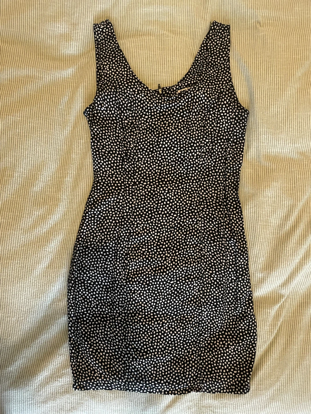 Black and White Pattern Dress