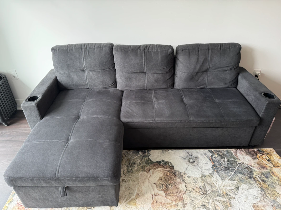 Sofa Bed with Storage | Excellent Condition | Moving Sale