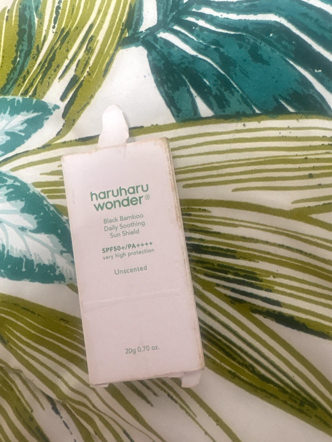 Haruharu Wonder Black Bamboo Daily Soothing Sun Shield SPF50+