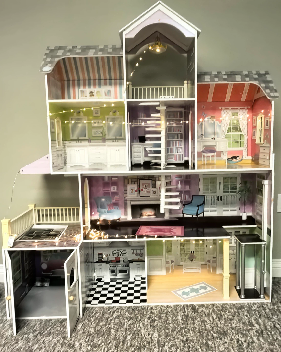 Huge KidKraft Majestic Mansion Dollhouse (Structure Only)