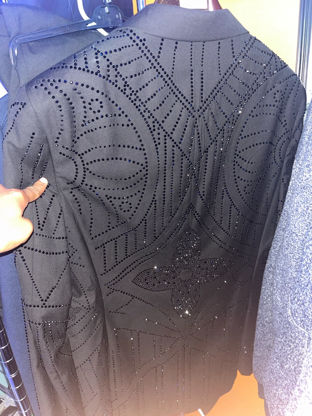 Eclipse Crest Black Rhinestone Blazer - photo 2