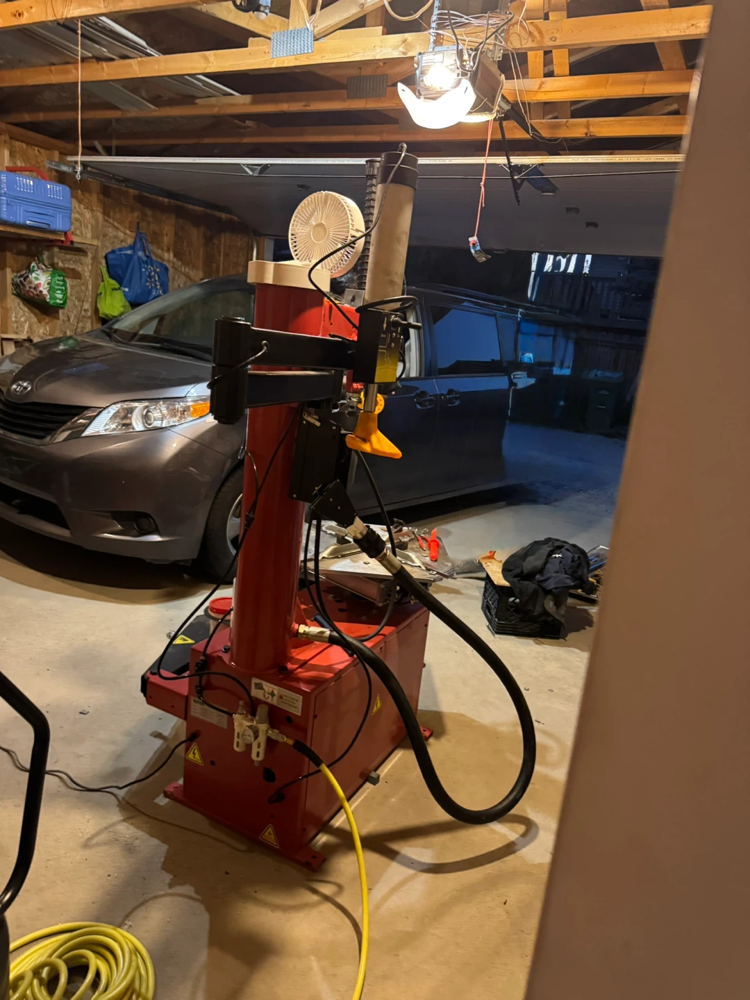 Tire change and swap