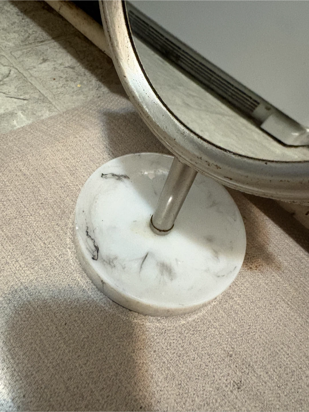 Vanity Mirror with Marble Base - photo 4