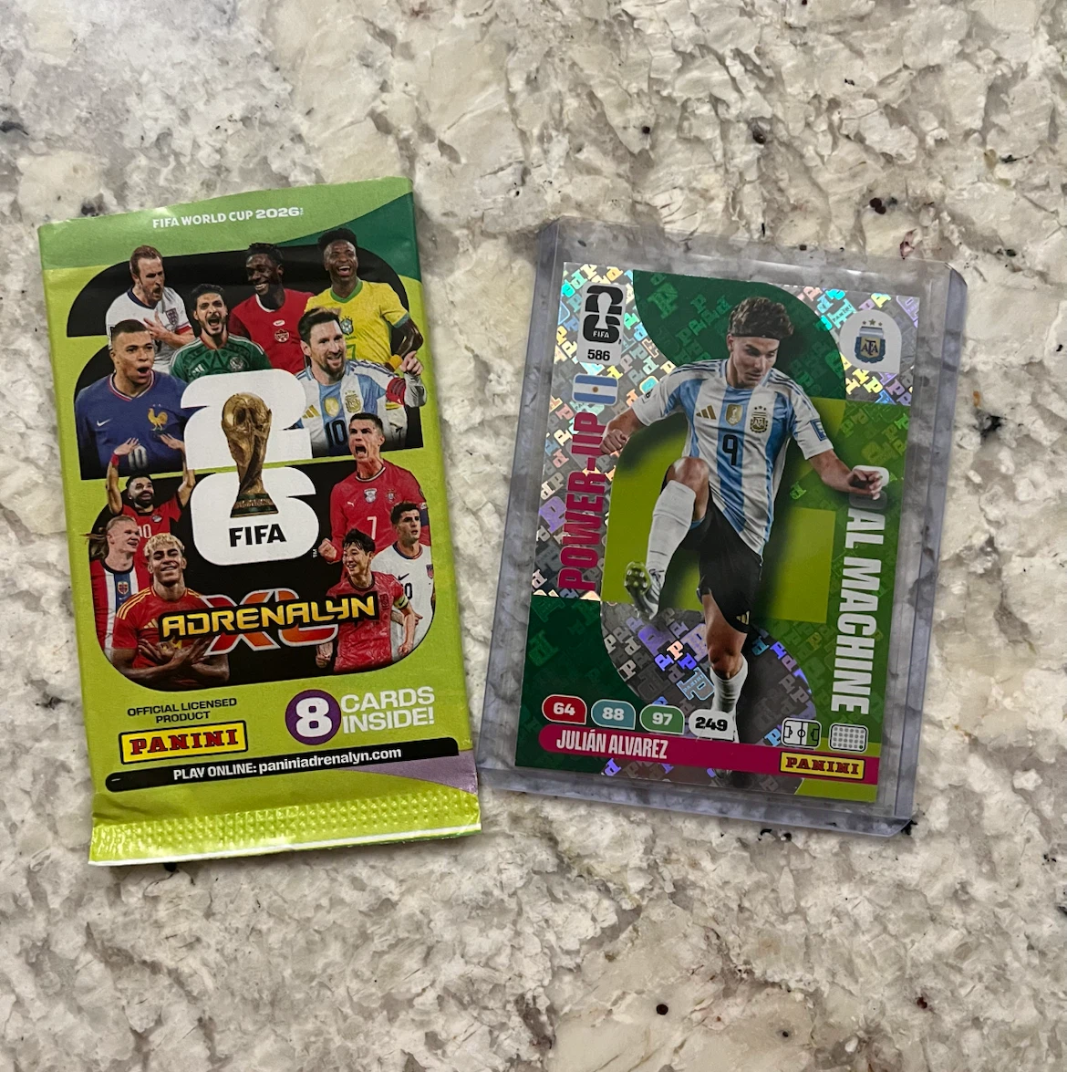 2026 Panini Adrenalyn Power Up Goal Machine Julian Alvarez