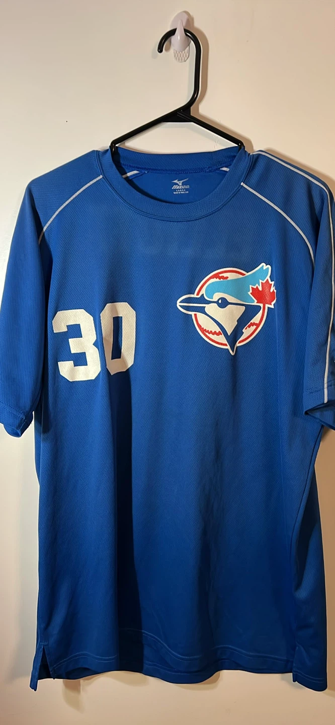 Vintage Mizuno Blue Toronto Blue Jays "ELLIOTT 30" Jersey
