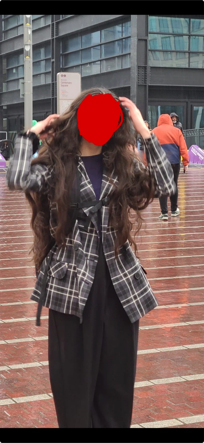 Plaid Blazer Jacket - photo 3