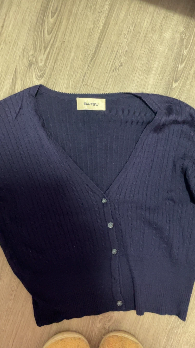 Navy Blue Cardigan - photo 2
