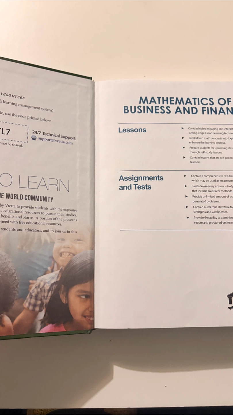 Mathematics of Business and Finance Fourth Edition Textbook - photo 2