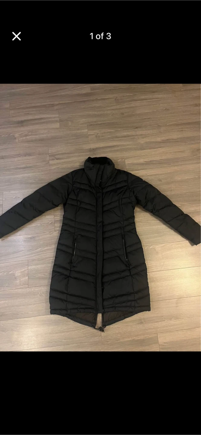 Columbia Puffer Jacket with Faux Fur Trim