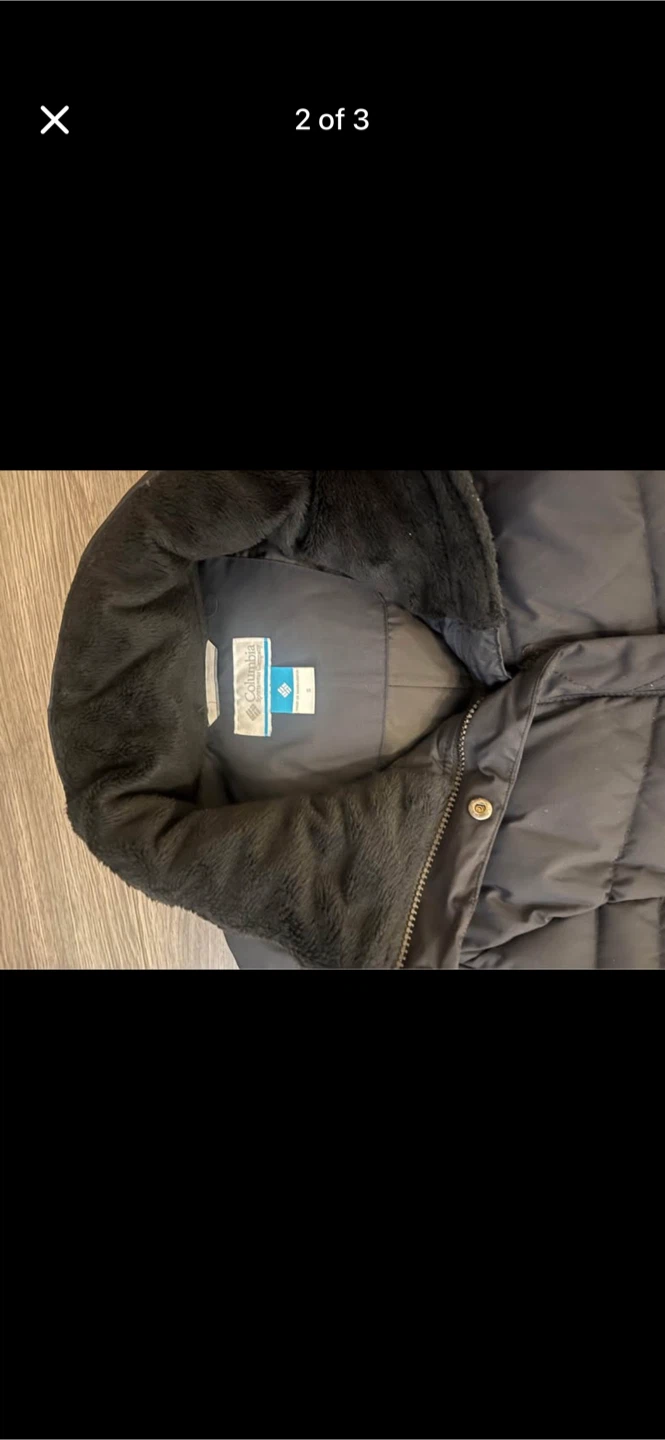 Columbia Puffer Jacket with Faux Fur Trim - photo 2