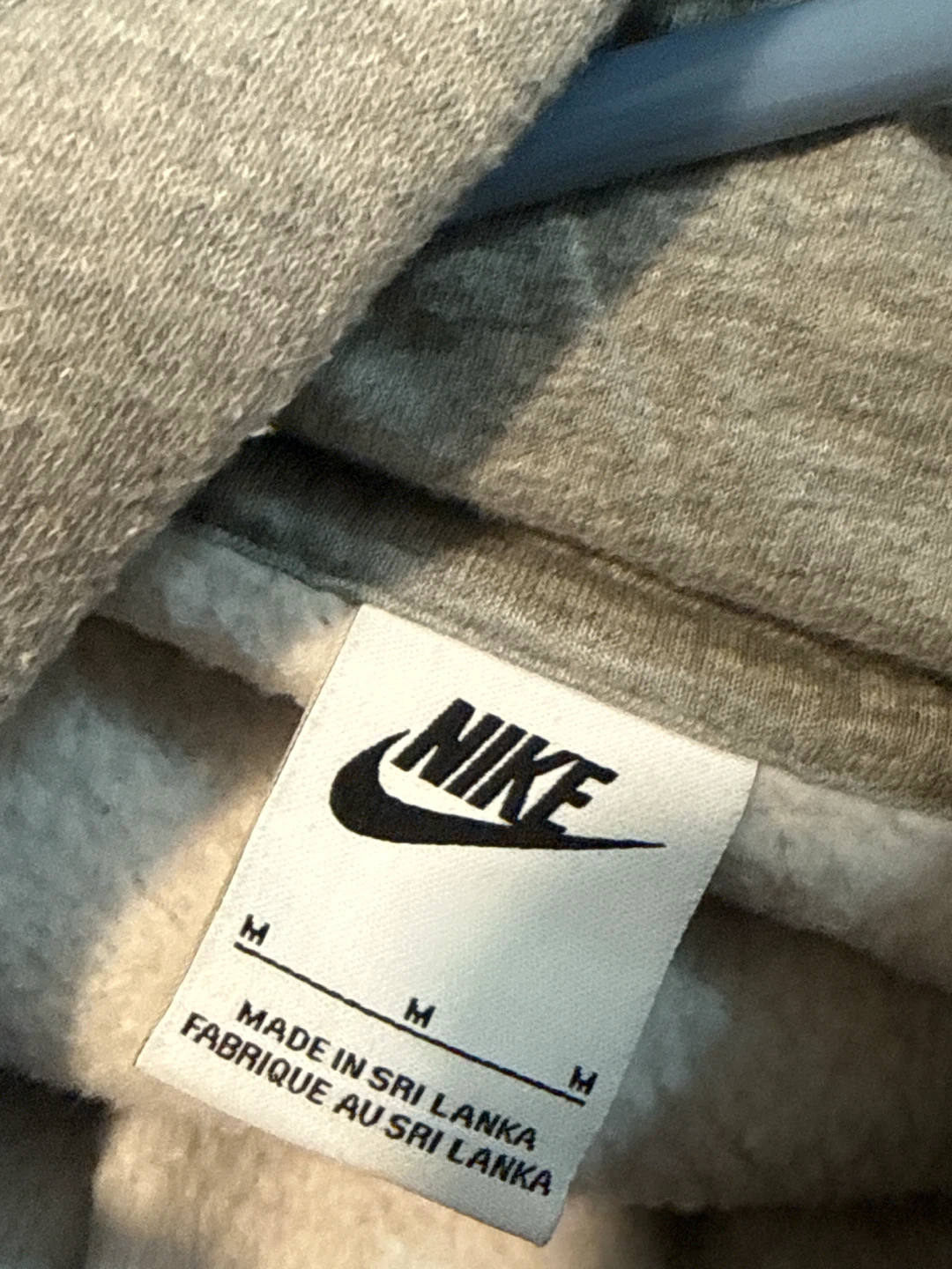 Grey Nike Club Hoodie - Size M - photo 2