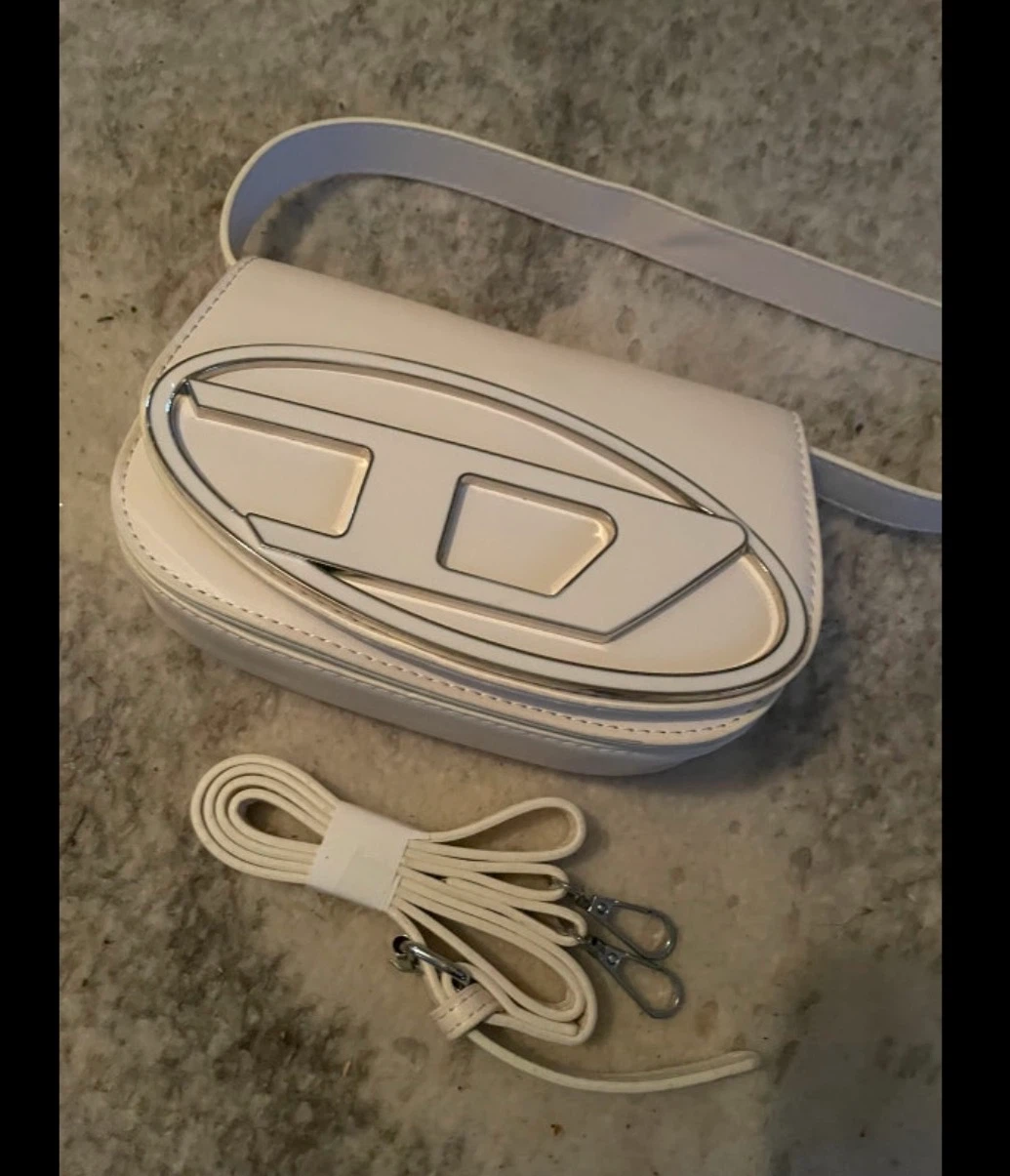 Diesel White Shoulder Crosbady Bag