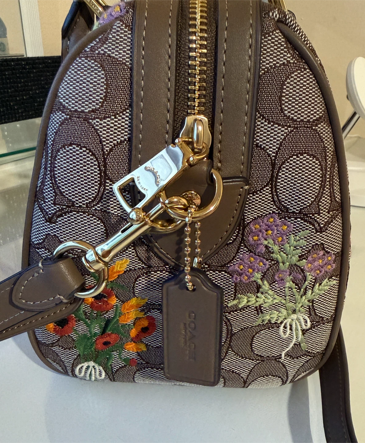Coach Rowan embroidered satchel bag. - photo 2