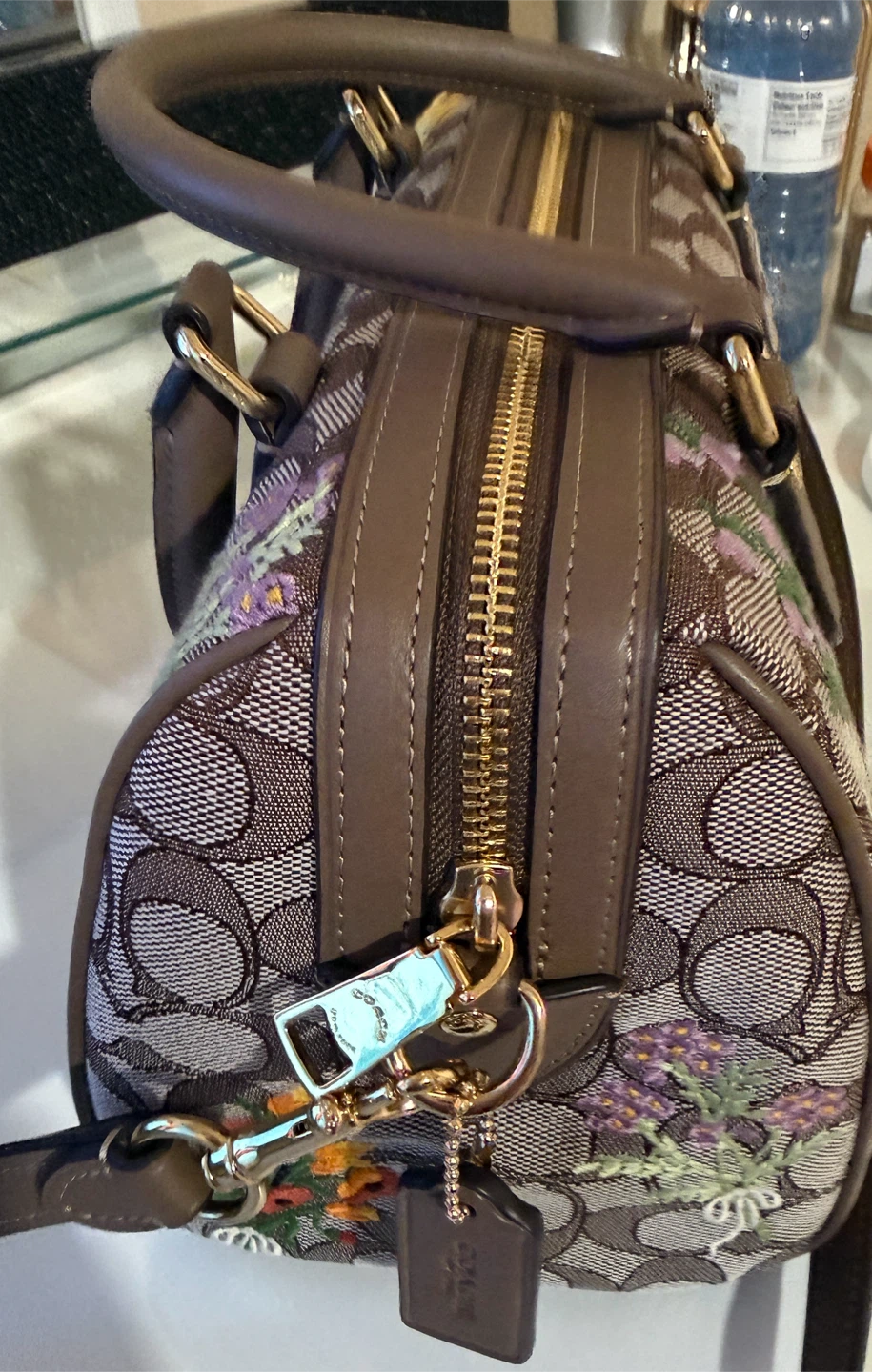 Coach Rowan embroidered satchel bag. - photo 3