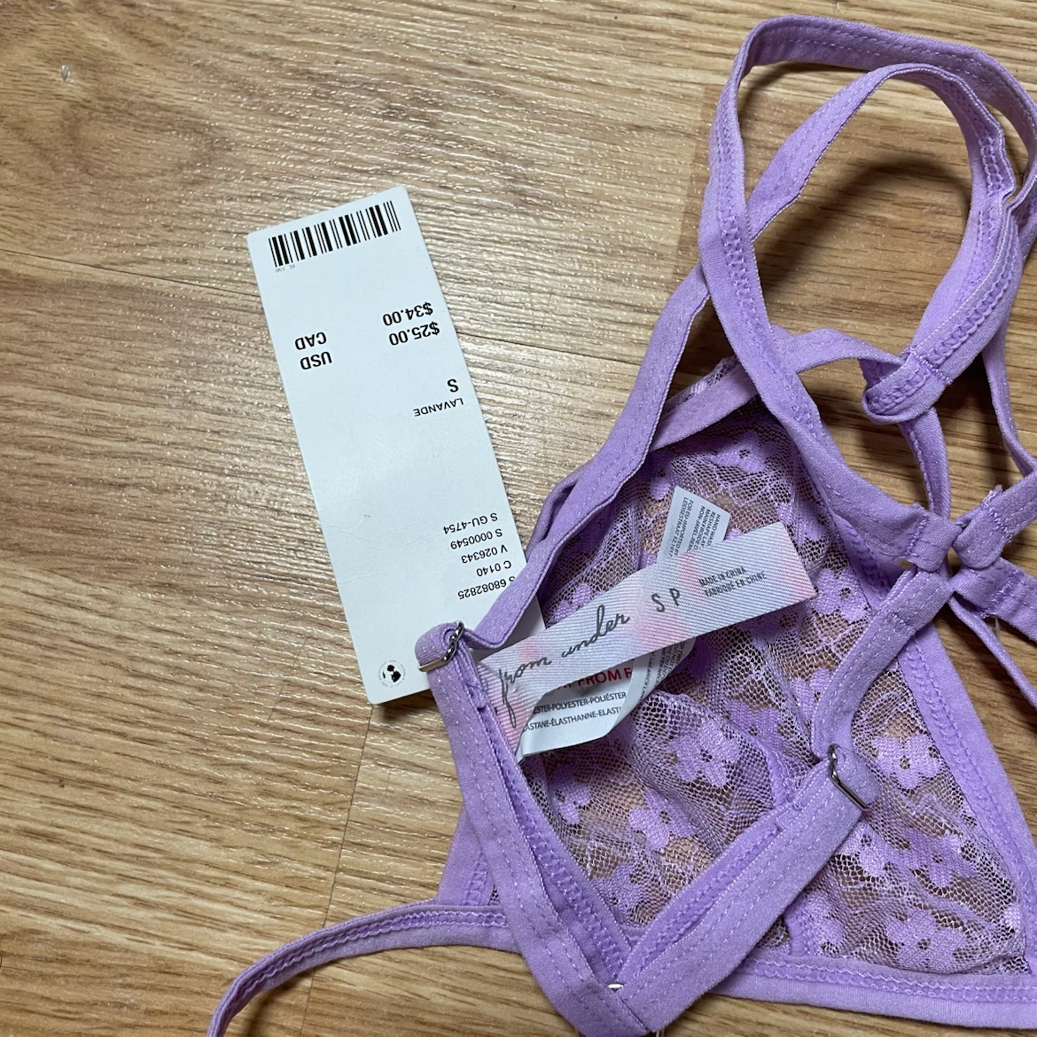 UO Purple Lace Bralette - photo 3