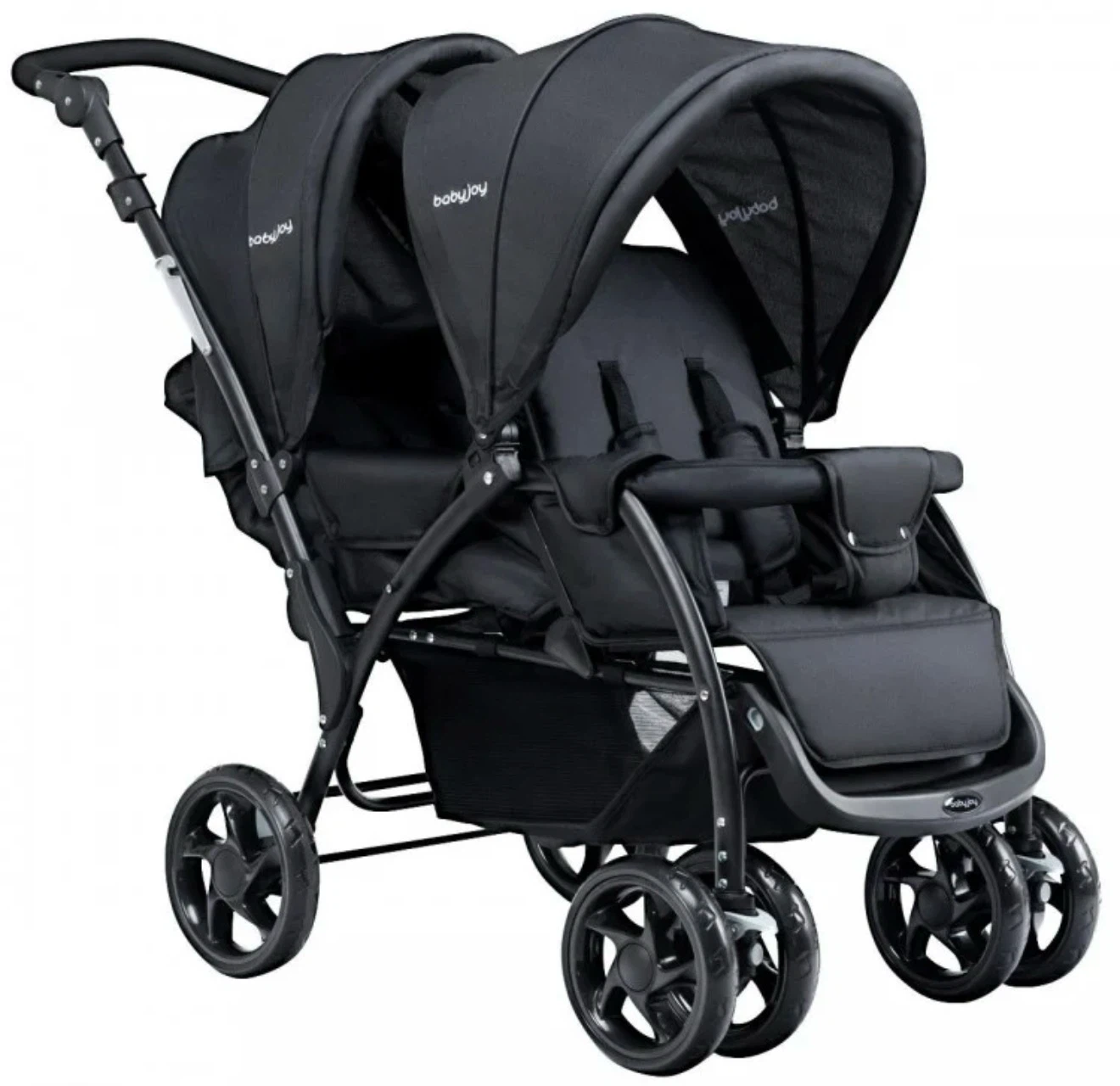 Babyjoy Double Stroller - Black - photo 2