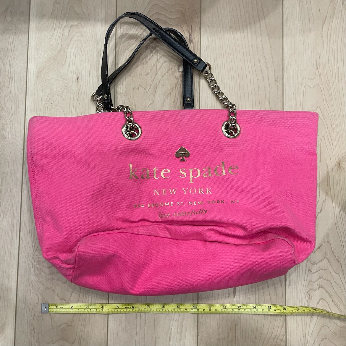 Luxury Hot Pink Canvas Tote Bag