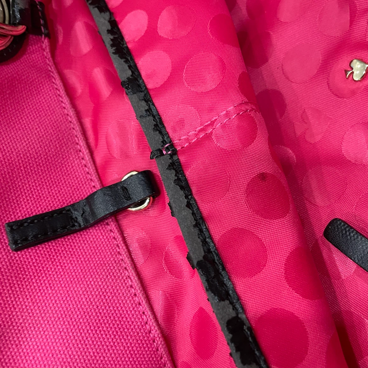 Luxury Hot Pink Canvas Tote Bag - photo 5