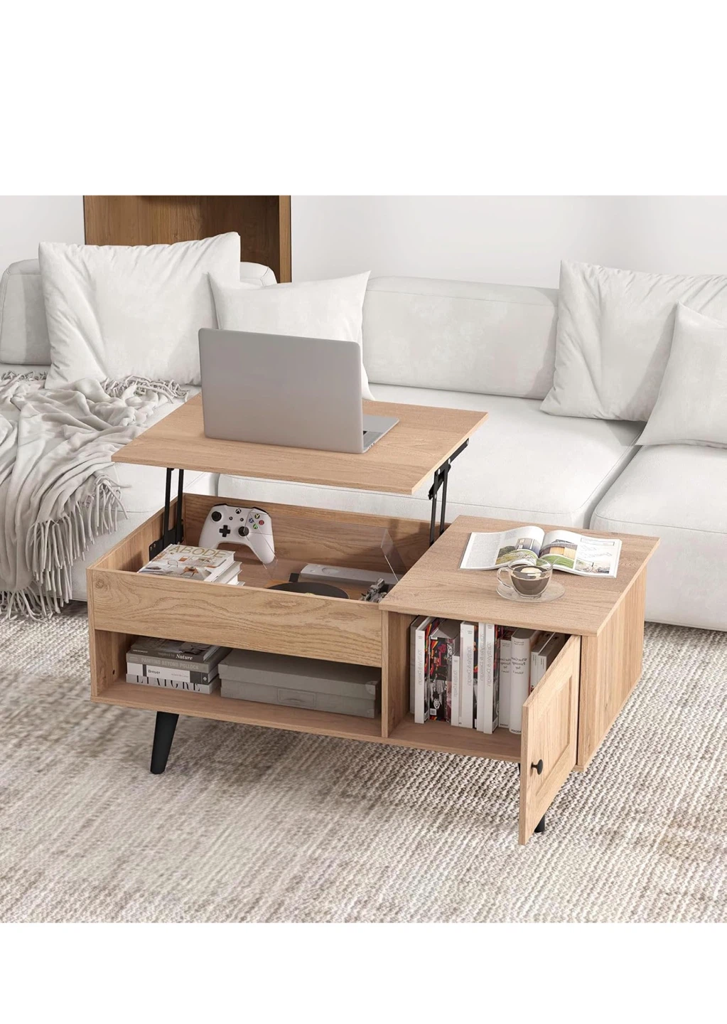Lift Top Coffee Table with Storage