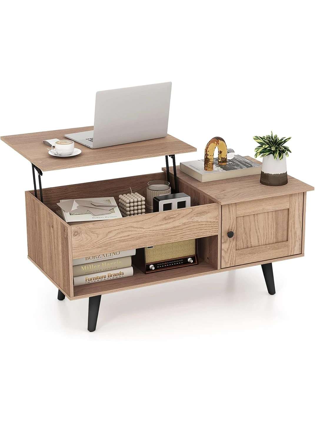Lift Top Coffee Table with Storage - photo 3