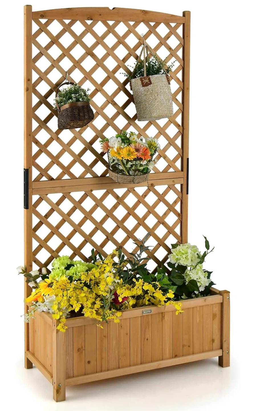 Wooden Planter Box with Trellis - photo 2