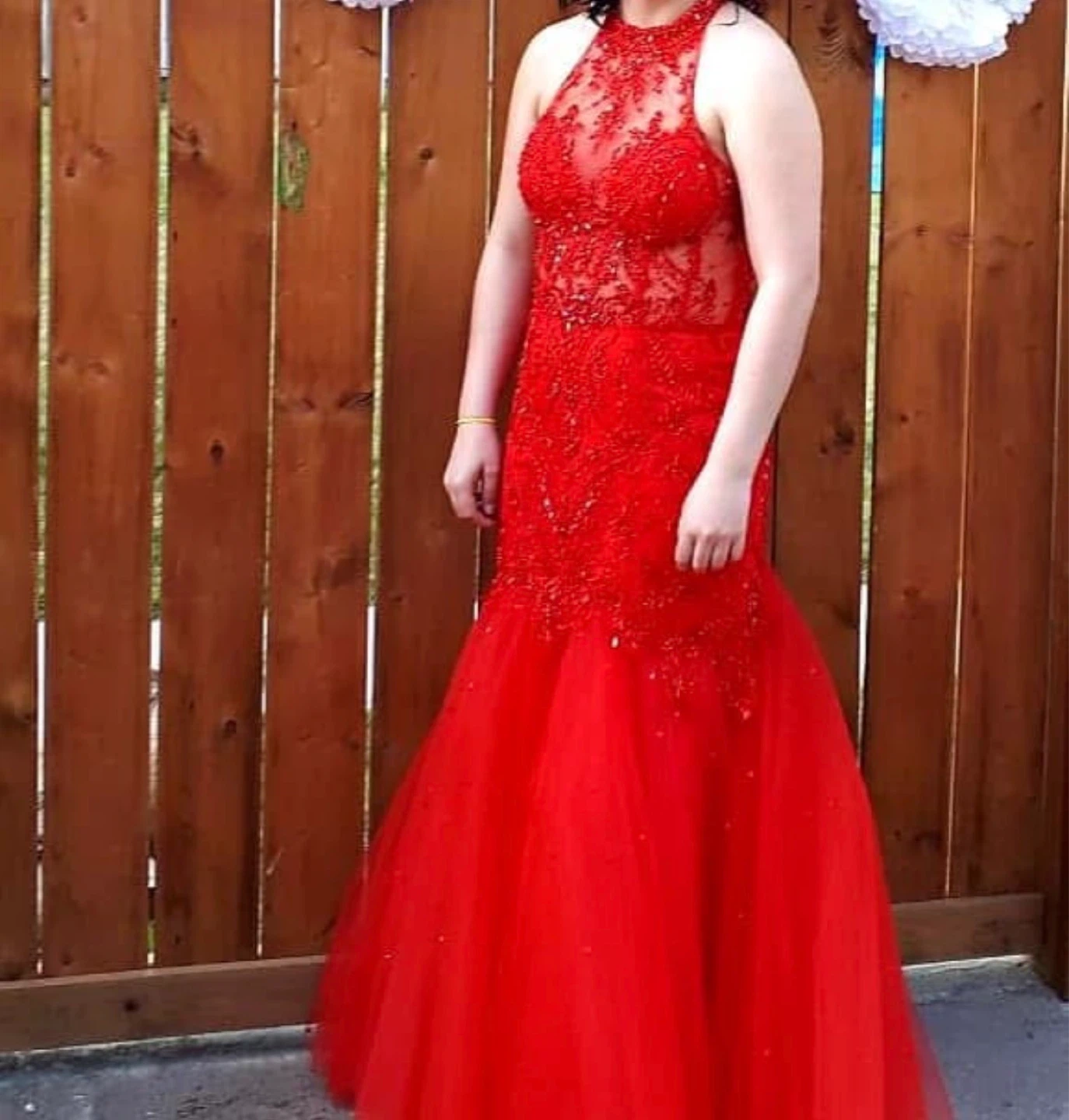 Red Formal Evening Gown