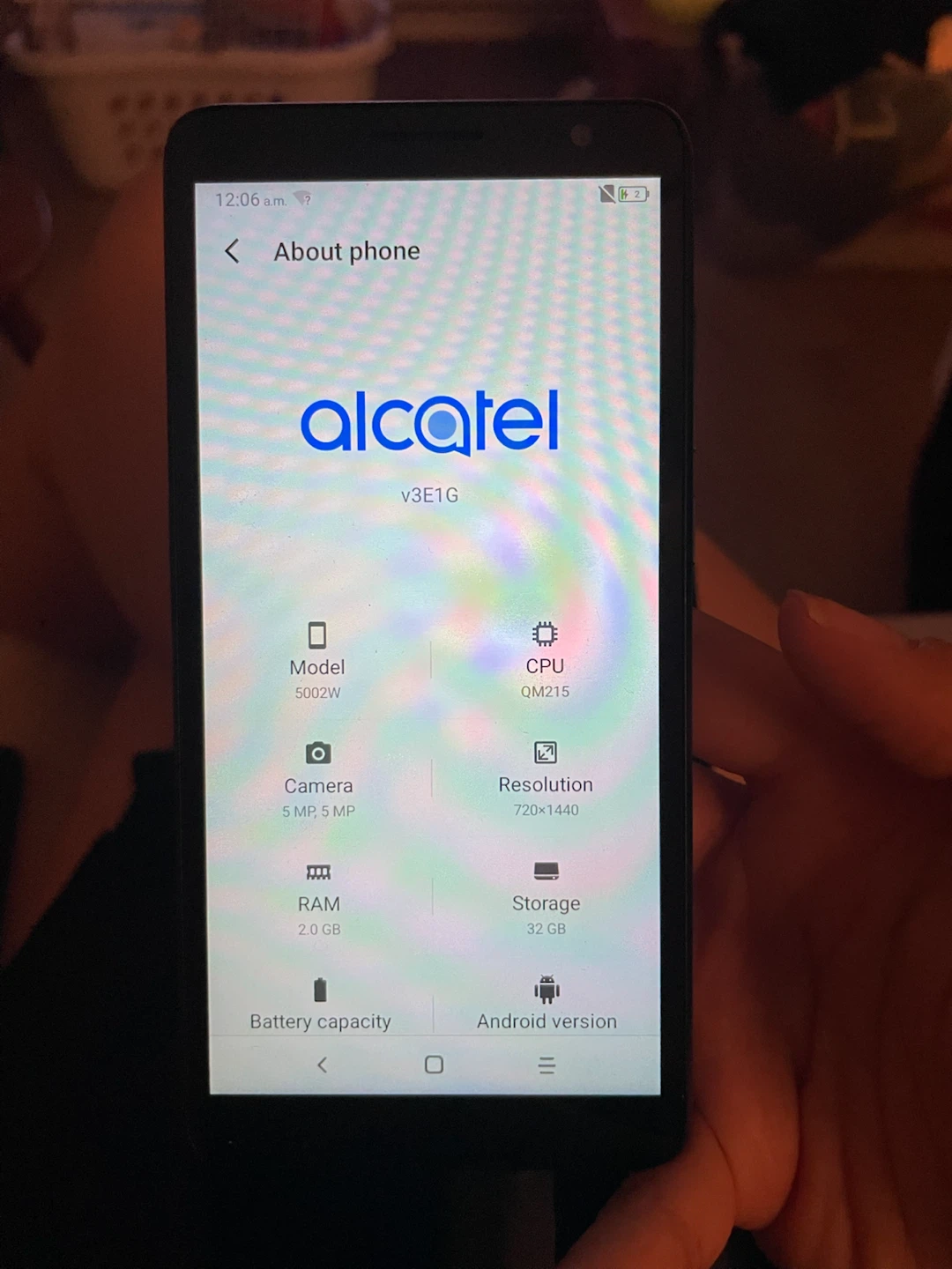 Alcatel 5002W 1B Smartphone - photo 3
