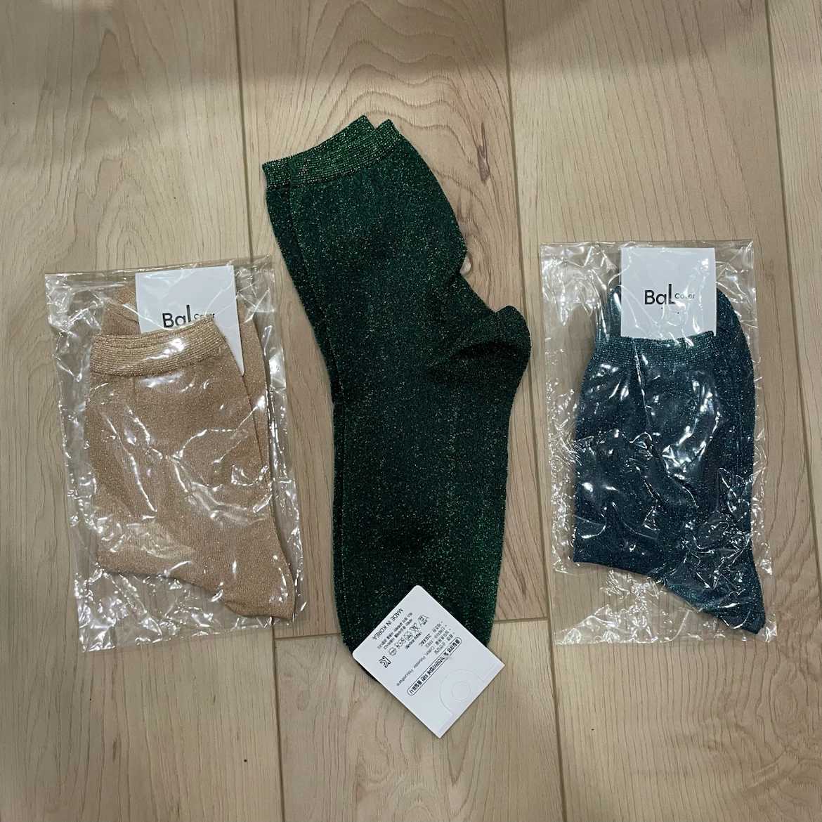 Sparkly Crew Socks x3 pairs