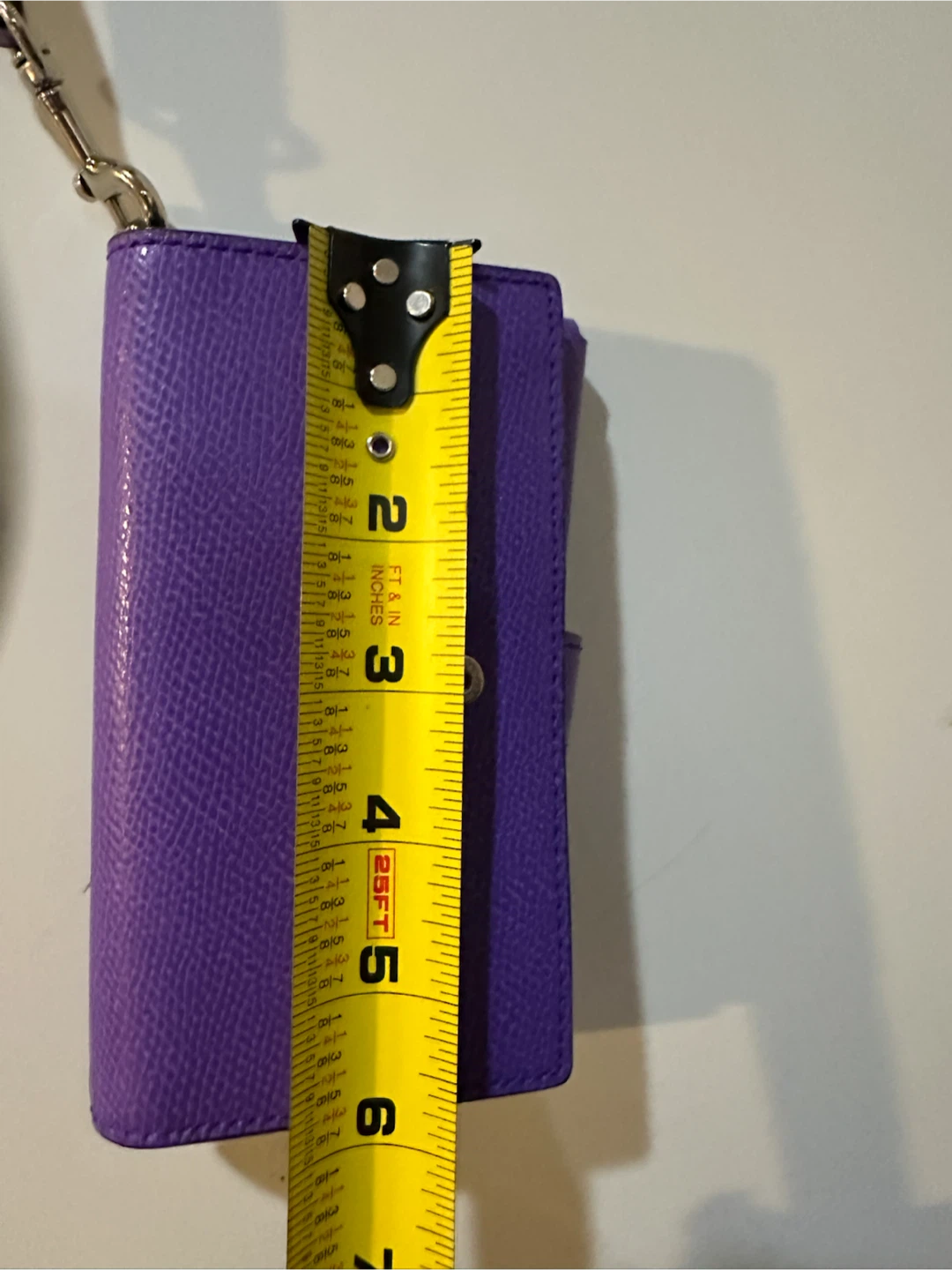 Coach Purple Leather Wristlet Wallet - photo 5