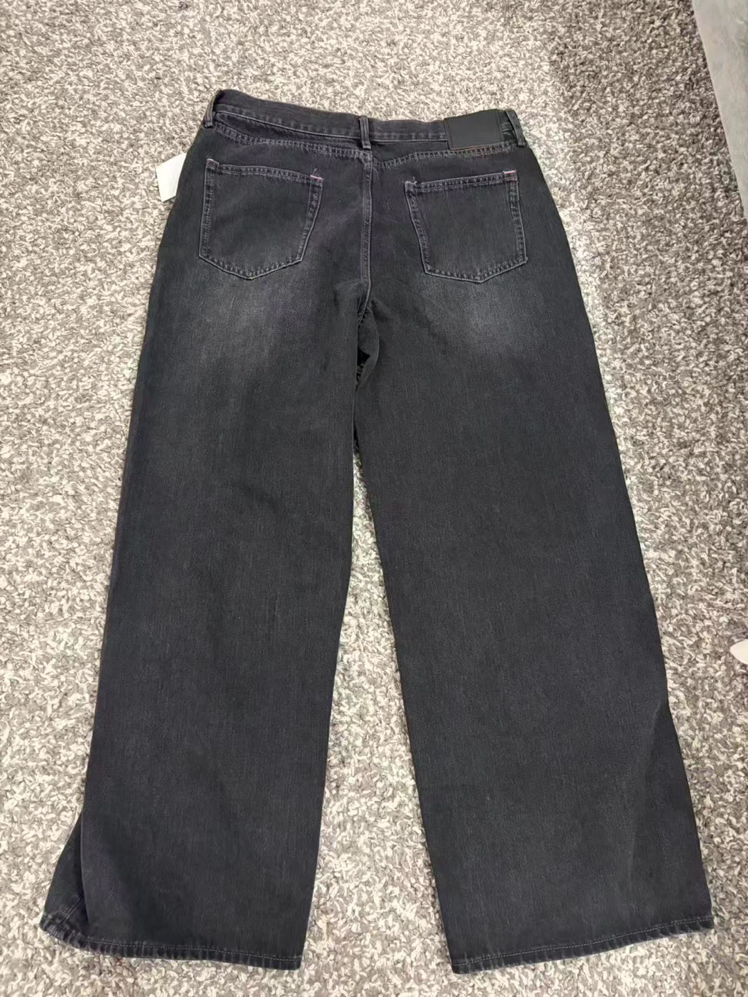 Acne Studios Black Wide Leg Jeans - photo 2