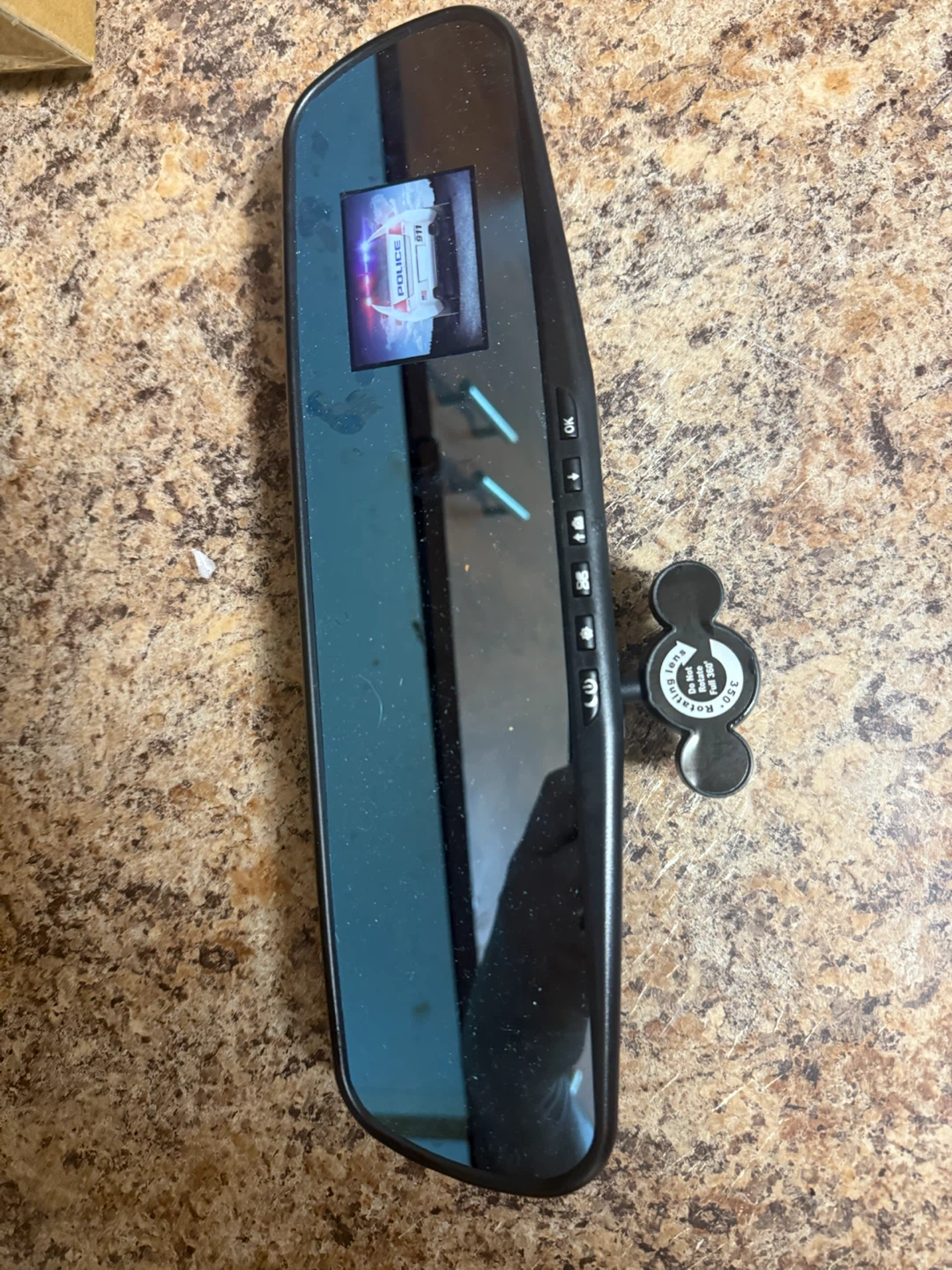 HD Mirror Cam with Backup Camera - photo 2