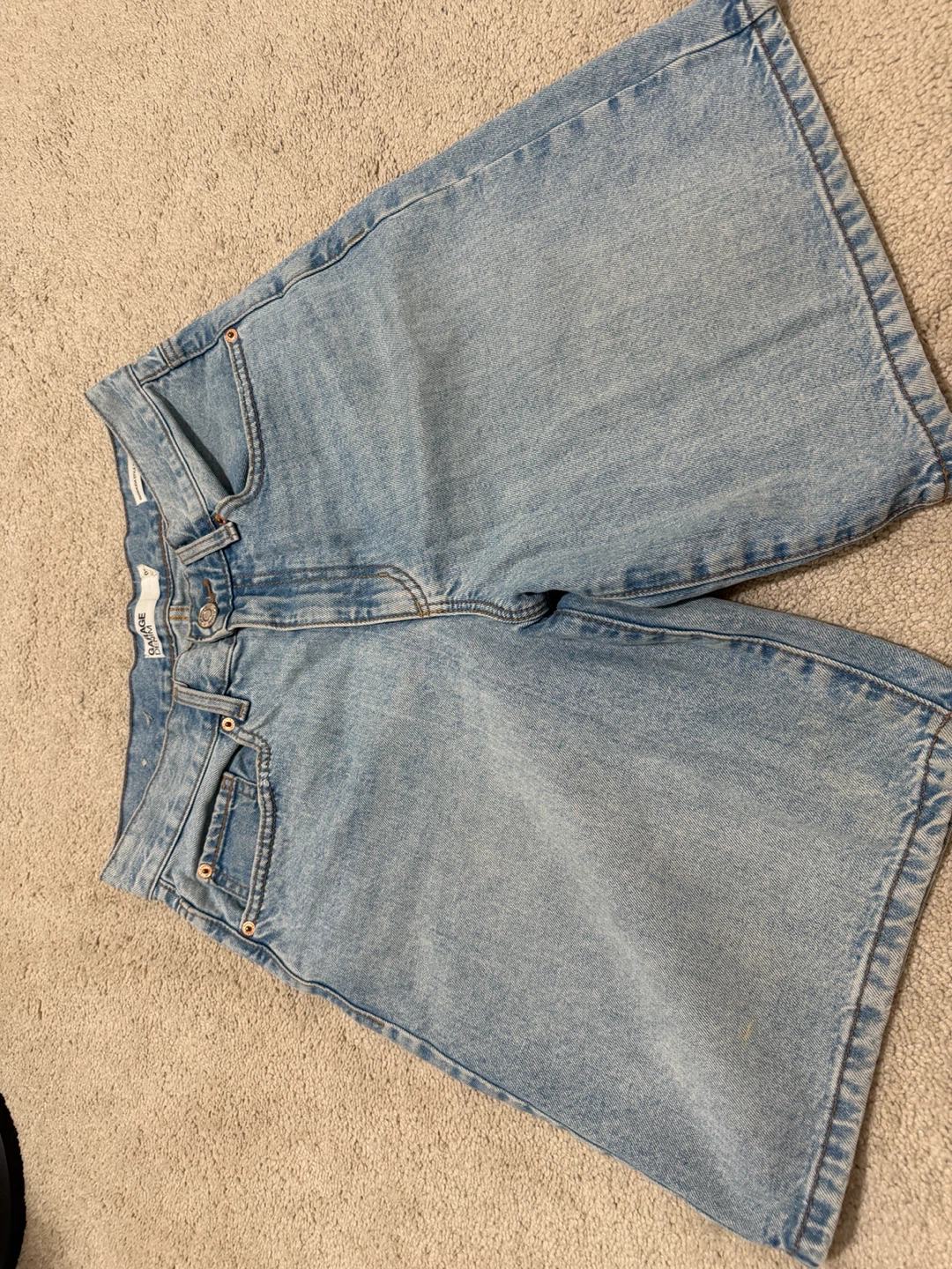 Garage Denim Bermuda Style Skate / Skater Shorts