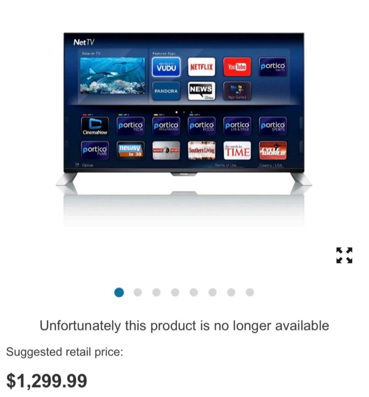 Philips 7000 Series 49" Smart 4K Ultra HDTV
