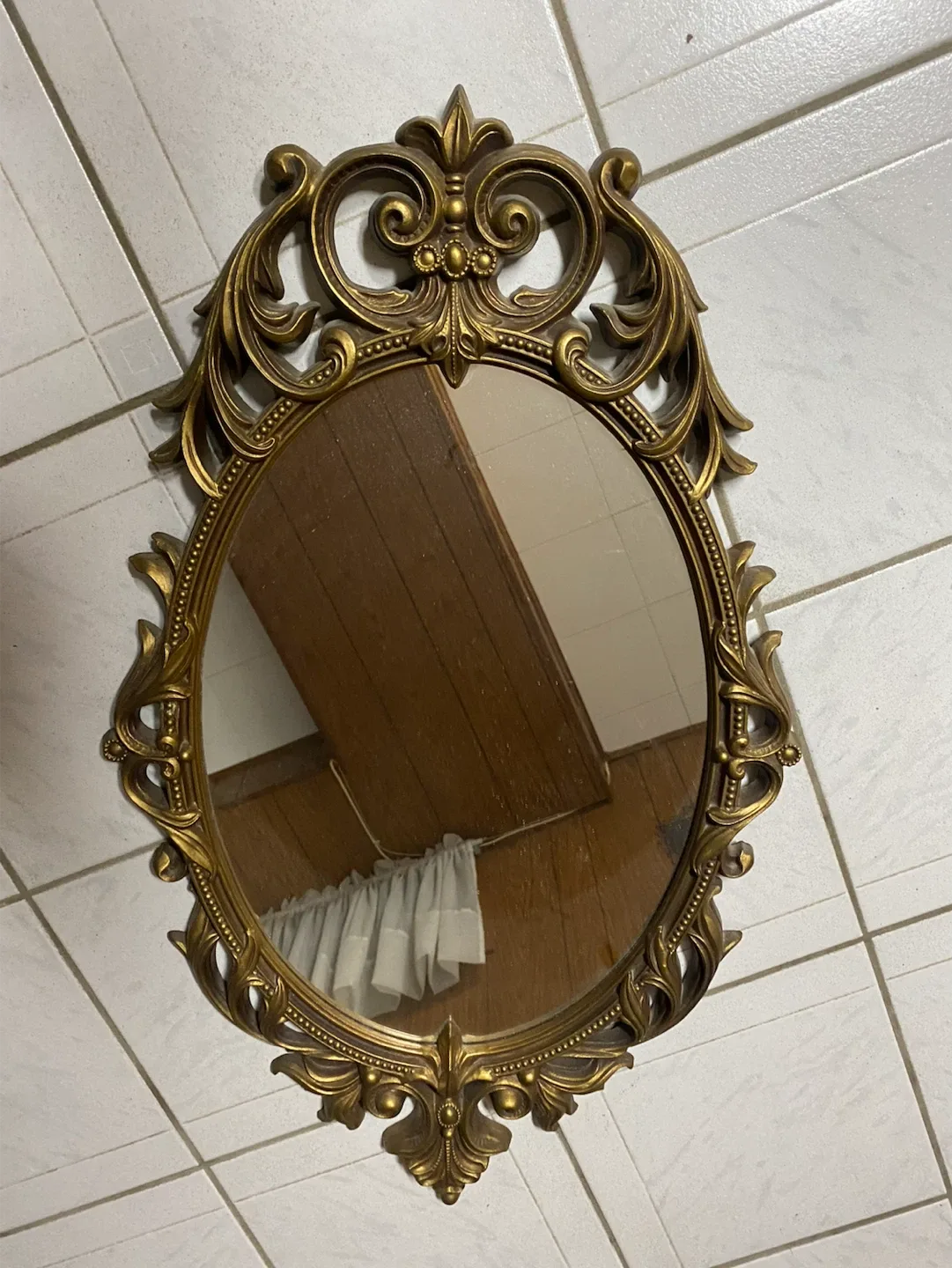 Ornate Gold Wall Mirror