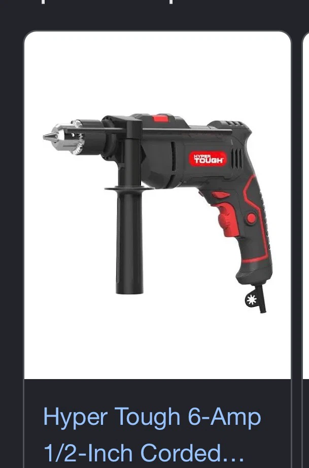 Hyper Tough 6-Amp 1/2-Inch Corded Drill