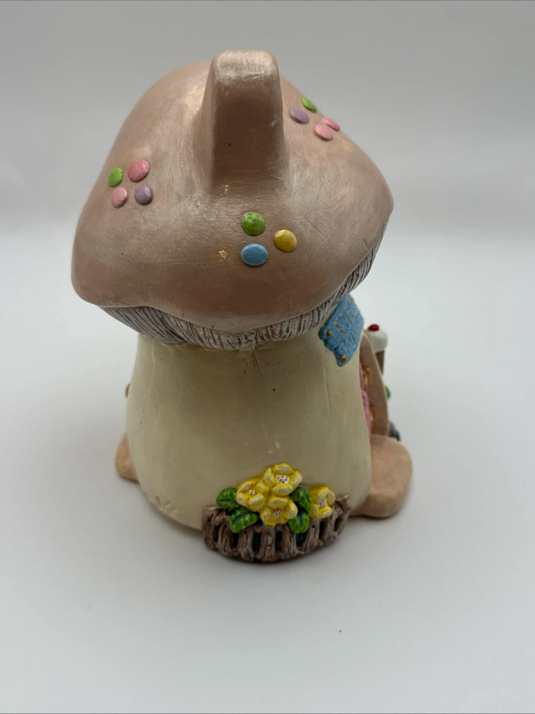 Easter Fun House Mushroom Figurine - photo 4